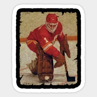 Pat Riggin, 1980 in Atlanta Calgary Flames (119 GP) Sticker